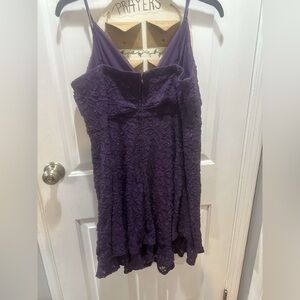 Purple hoco dress